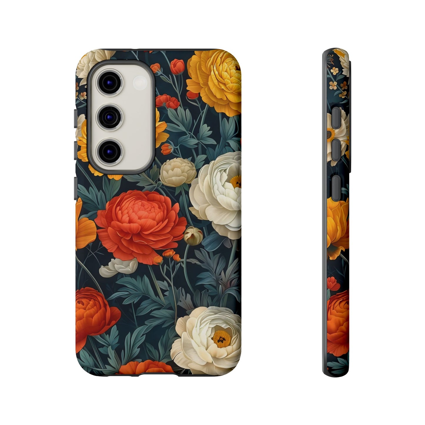 Floral Tough Case for Phones | Durable Floral Phone Cover, Boho Chic, Unique Gift for Her, Phone Protection, Flower Design