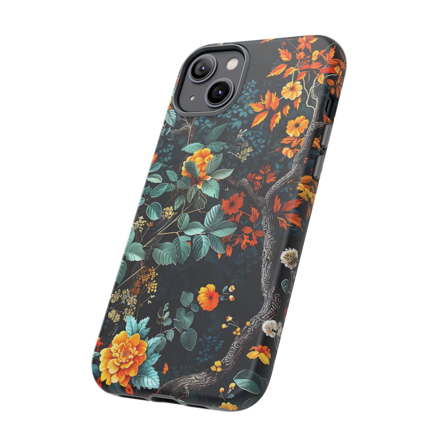 Floral Phone Case | Tough Cases, Protective Cover, Gift for Her, Autumn Vibes, Floral Phone Accessory, Unique Design