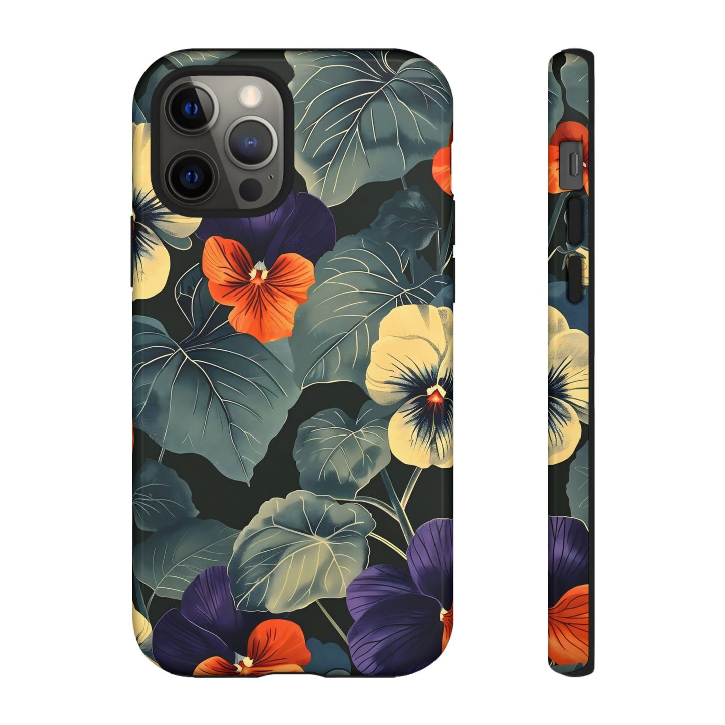 Tough Cases Floral iPhone Case, Tough Phone Cover, Stylish Floral Design, Gift for Her, Summer Vibe, Durable Protective Case