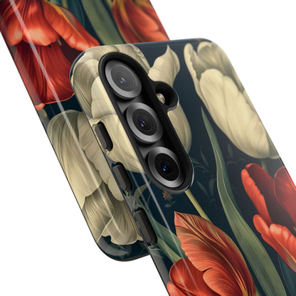 White Flower Tough Cases