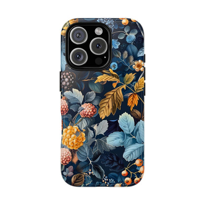 Floral iPhone Case, Tough Phone Cover, Nature-inspired Accessory, Gift for Her, Trendy Protection Case