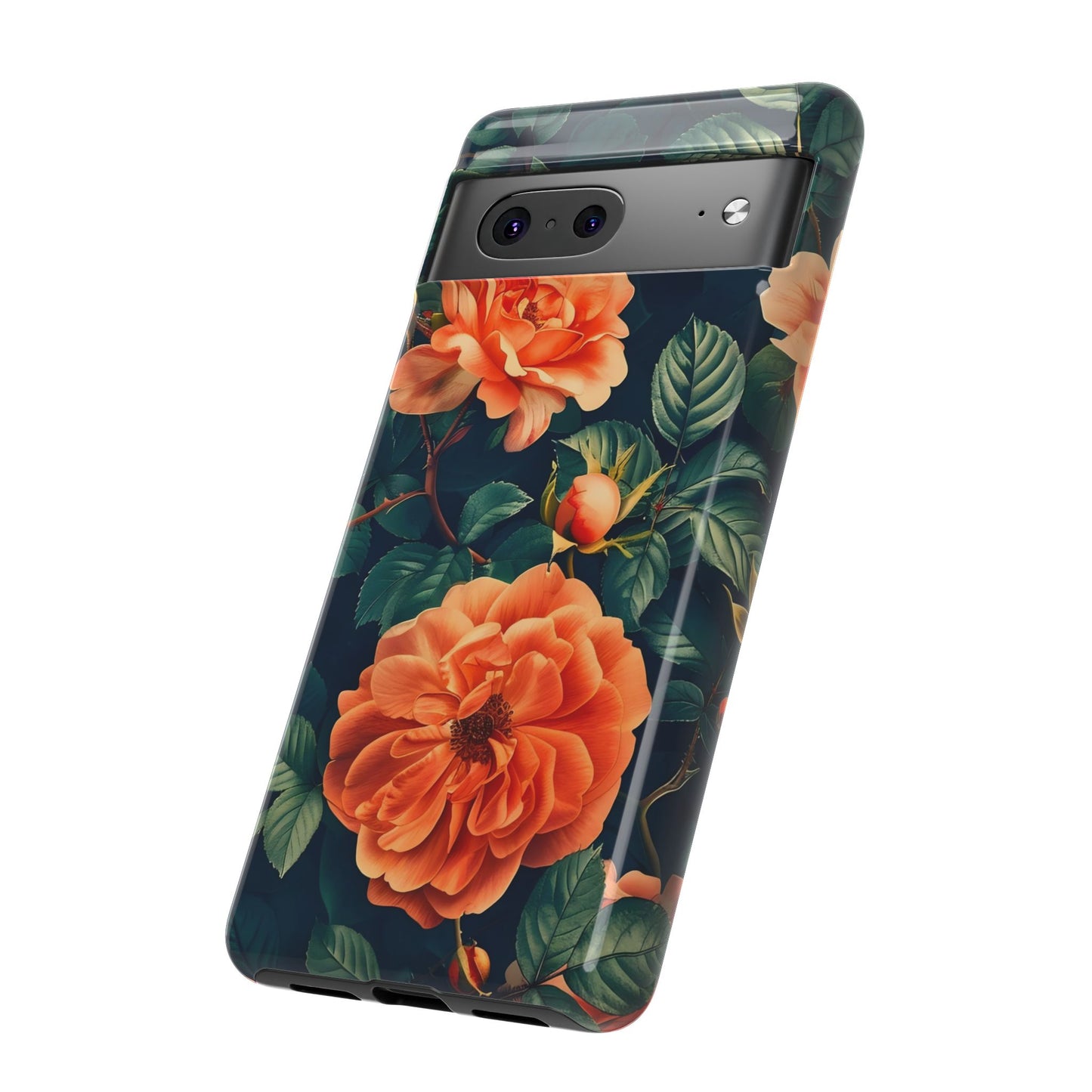 Floral Phone Case, Tough Cases for Nature Lovers, Botanical Design, Phone Protection, Gift for Her, Trending Floral Accessories