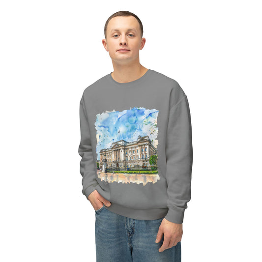 Unisex Lightweight Crewneck Sweatshirt - British Nature - Scenic Landscapes and Natural Beauty