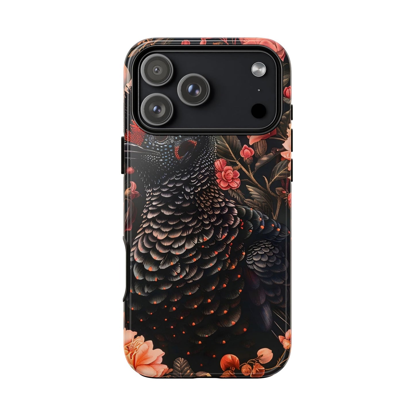 Tough Cases: Floral Design Phone Case, Stylish Protection for Your Phone, Unique Gift for Bird Lovers, Vibrant Floral Art, [...]