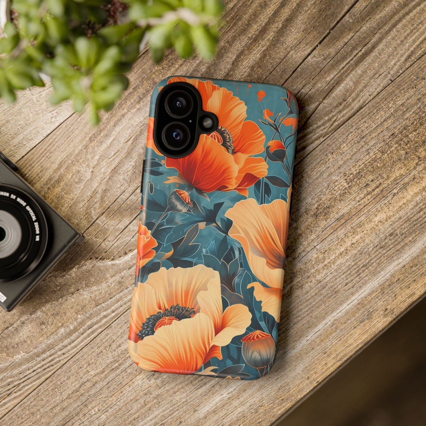 Floral Phone Case, Tough Cases for Protection and Style, Spring Aesthetic, Gift for Her, Phone Accessory for Nature Lovers