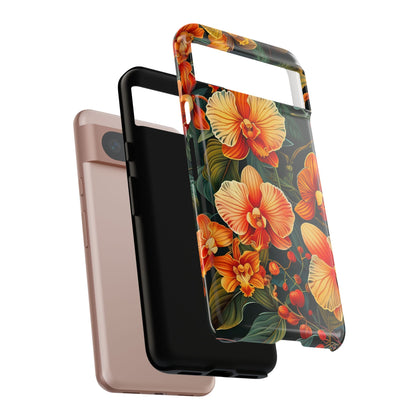 Floral Phone Case - Tough Cases, Protective Cover, Gift for Her, Smartphone Accessory, Floral Design, Nature-Inspired