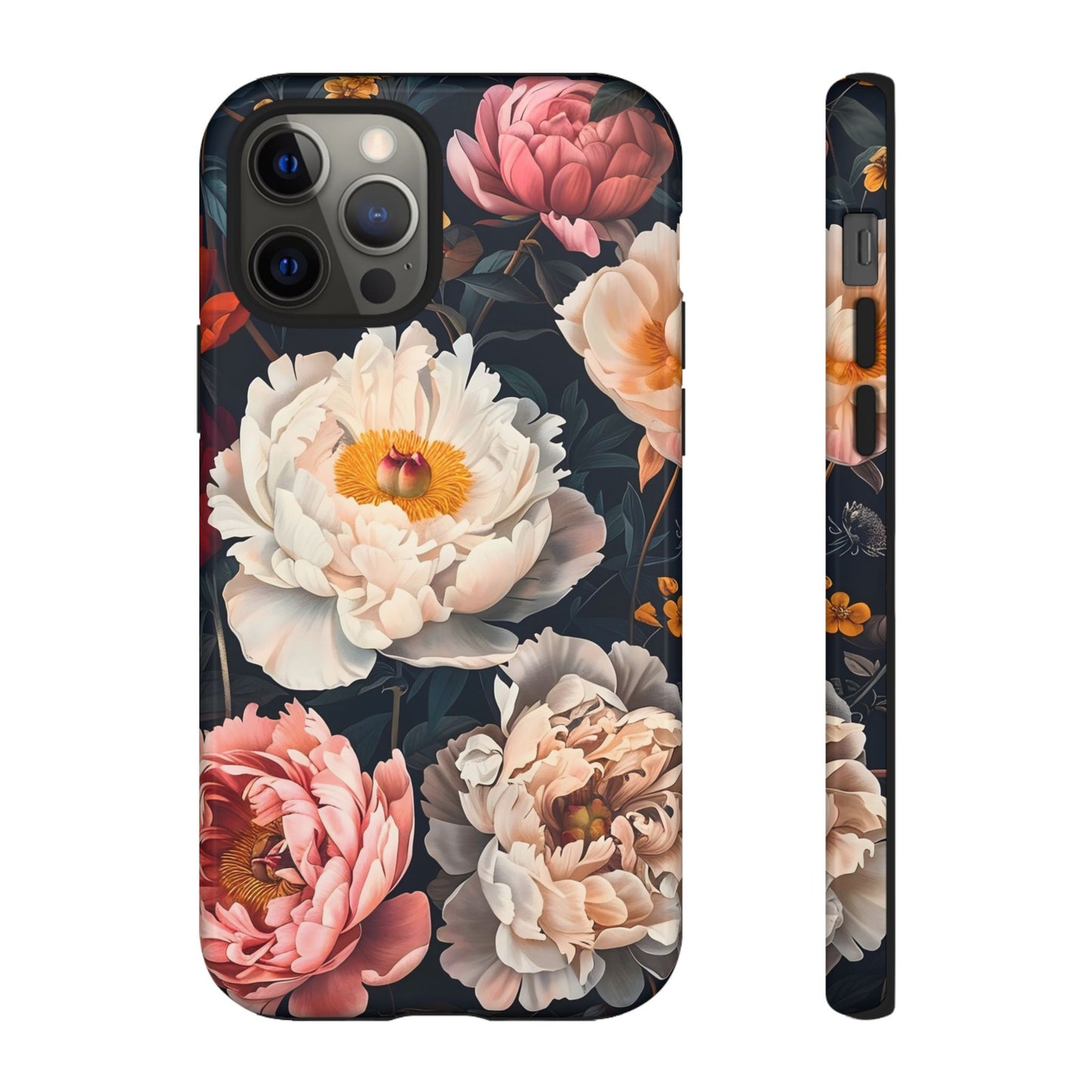 Floral Phone Case, Tough Phone Cover, Flower Design, Unique Gift for Her, Trendy Accessory, Spring Decor