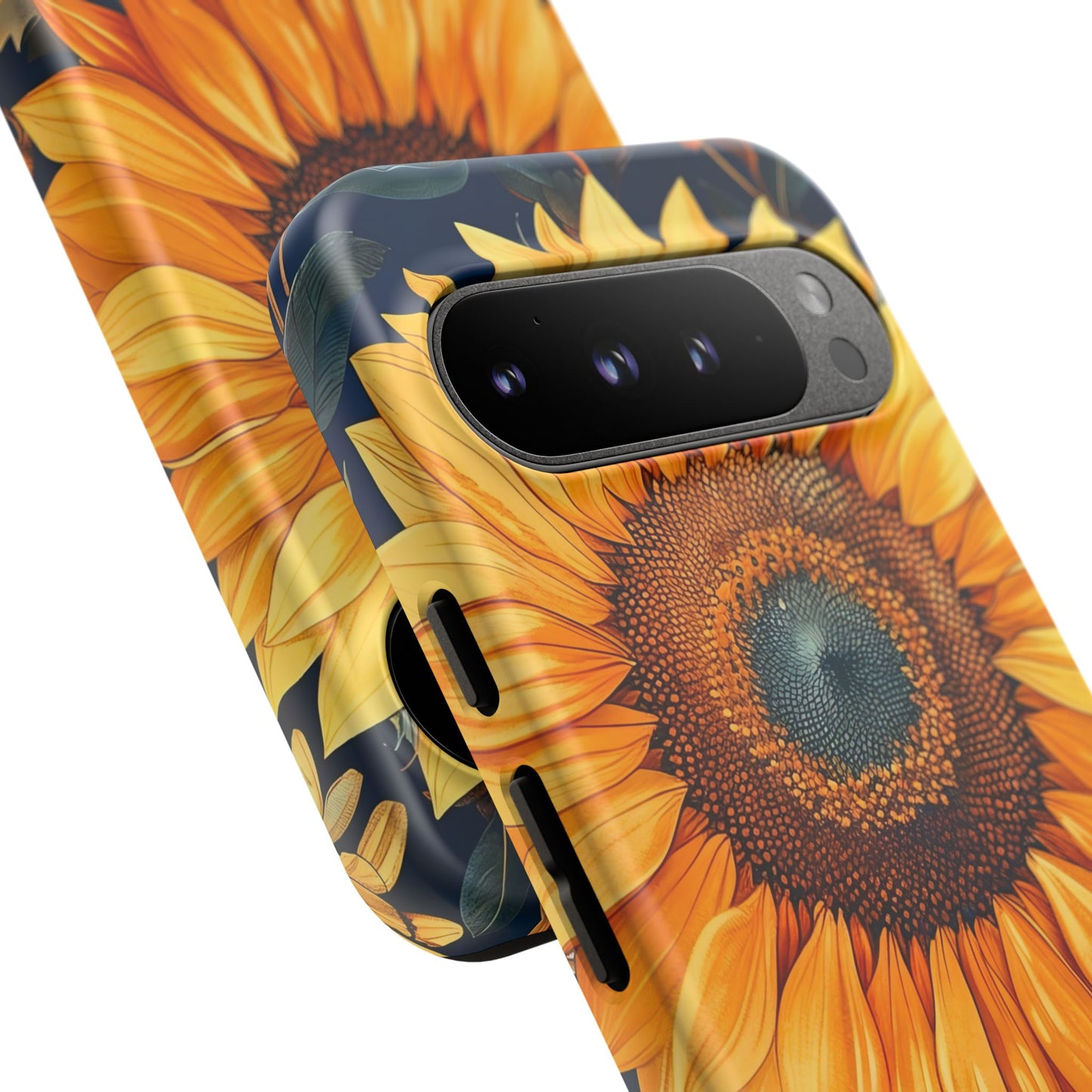 Sunflower Phone Case - Floral Design for Nature Lovers, Cute Spring Accessory, Gift for Her, Eco-Friendly Cover