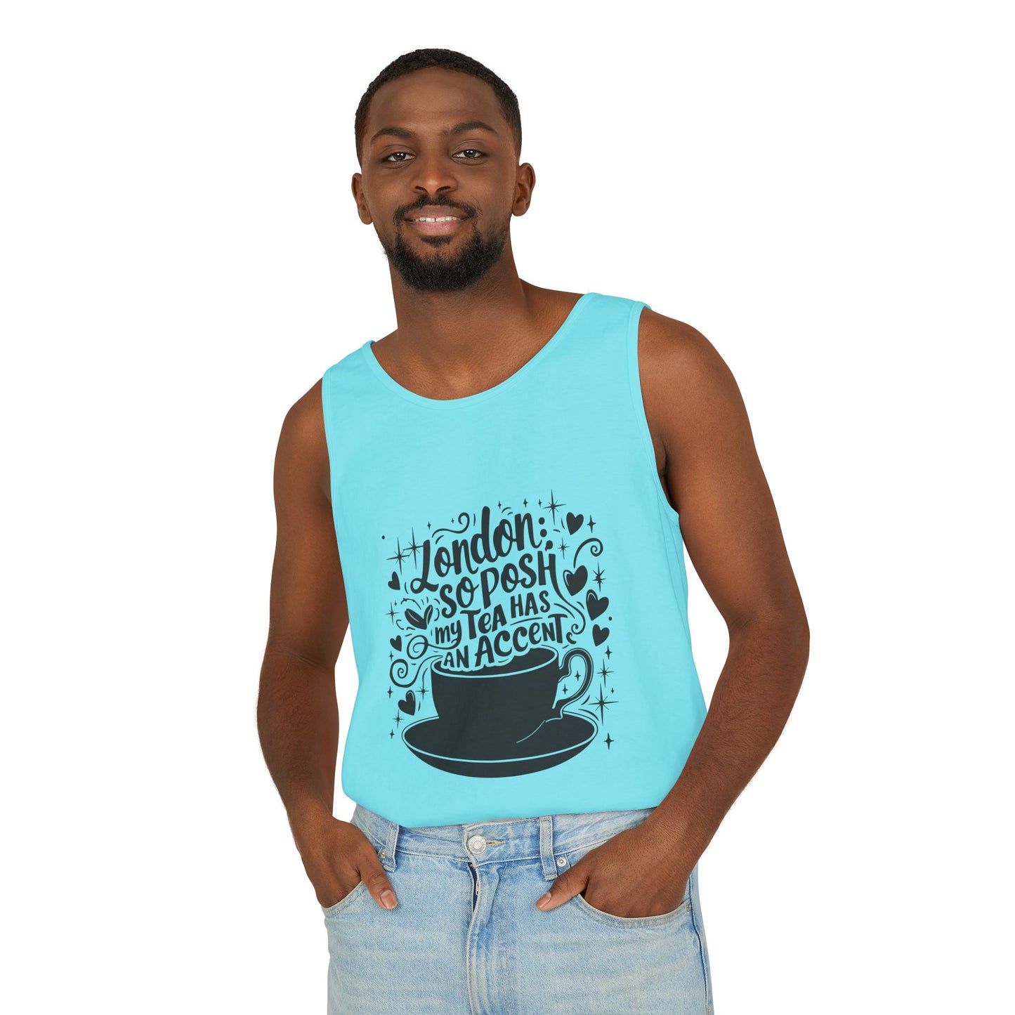 Unisex Garment-Dyed Tank Top - London's Nostalgic Tea