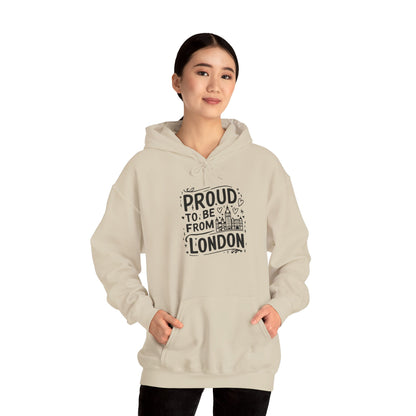 Unisex Heavy Blend™ Hooded Sweatshirt - Proud to be from London