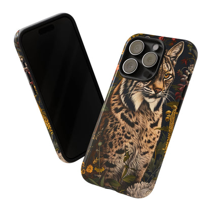 Wildlife Phone Case with Lynx Design, Tough Cases, Animal Lovers Gift, Nature Inspired Accessories, Unique Tech Protection
