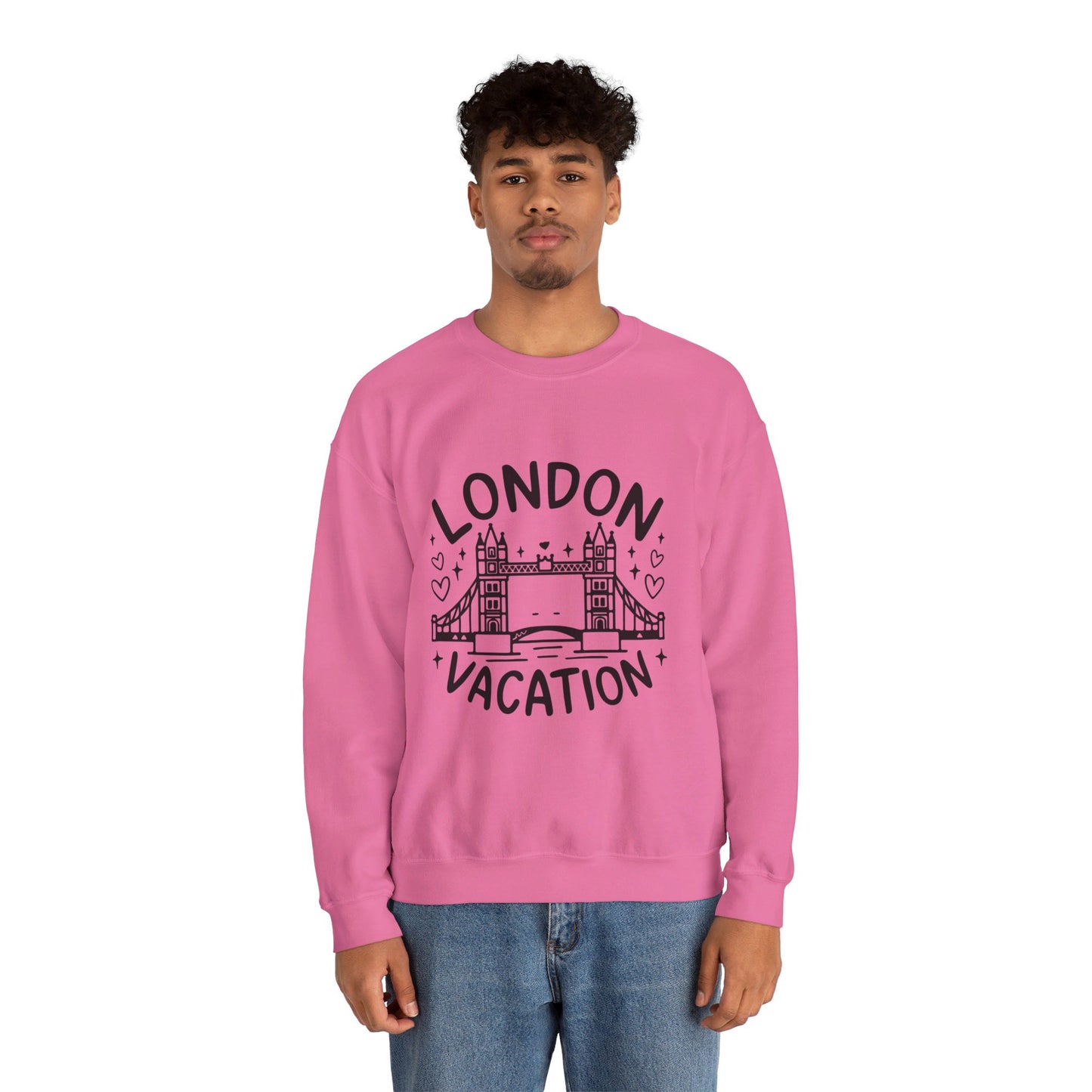 Unisex Heavy Blend™ Crewneck Sweatshirt Versatile - London's Vacation