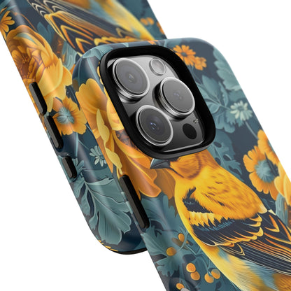 Colorful Bird Phone Case, Floral Tough Phone Cover for Bird Lovers, Eco-Friendly Mobile Shell, Gift for Nature Enthusiasts, Custom [...]