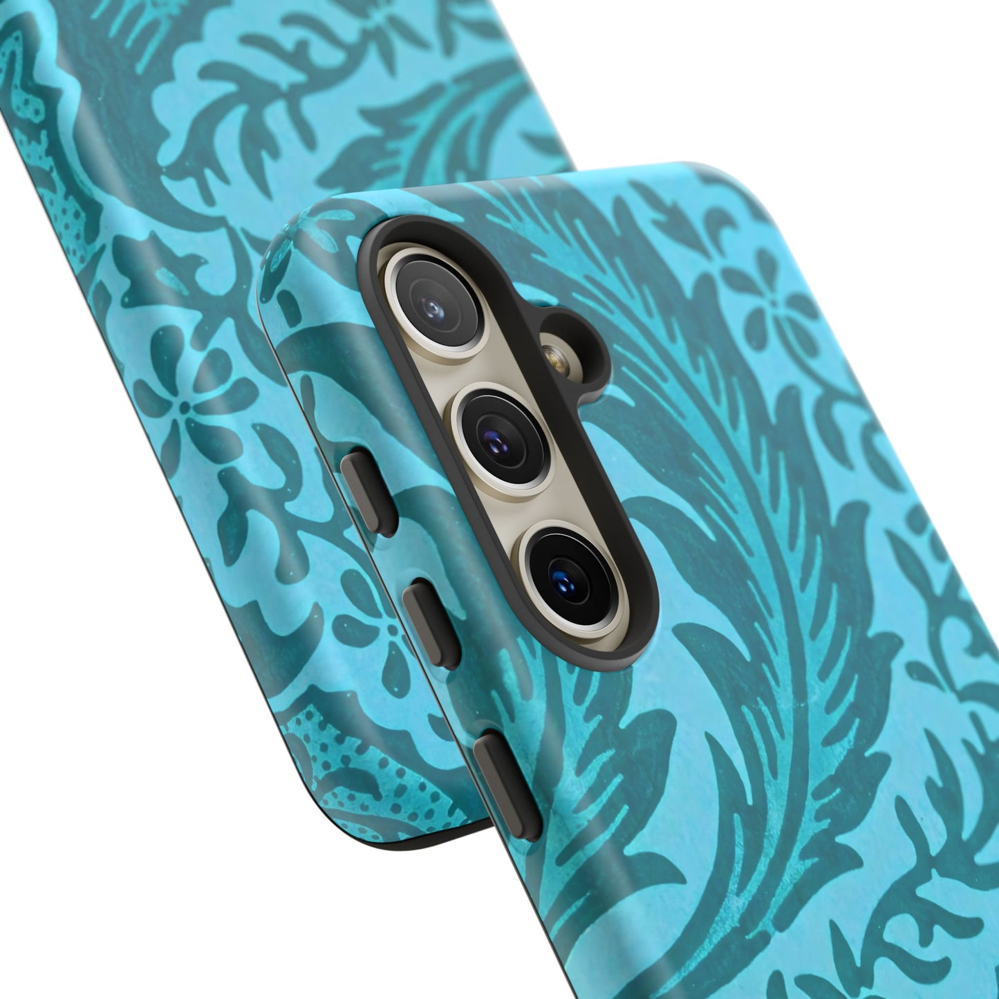 Protective Phone Case with Elegant Teal Design, Tough Cases, Floral Phone Cover, Stylish Smartphone Protection, Gifts for Her, Trendy [...]