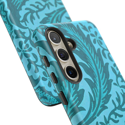 Protective Phone Case with Elegant Teal Design, Tough Cases, Floral Phone Cover, Stylish Smartphone Protection, Gifts for Her, Trendy [...]