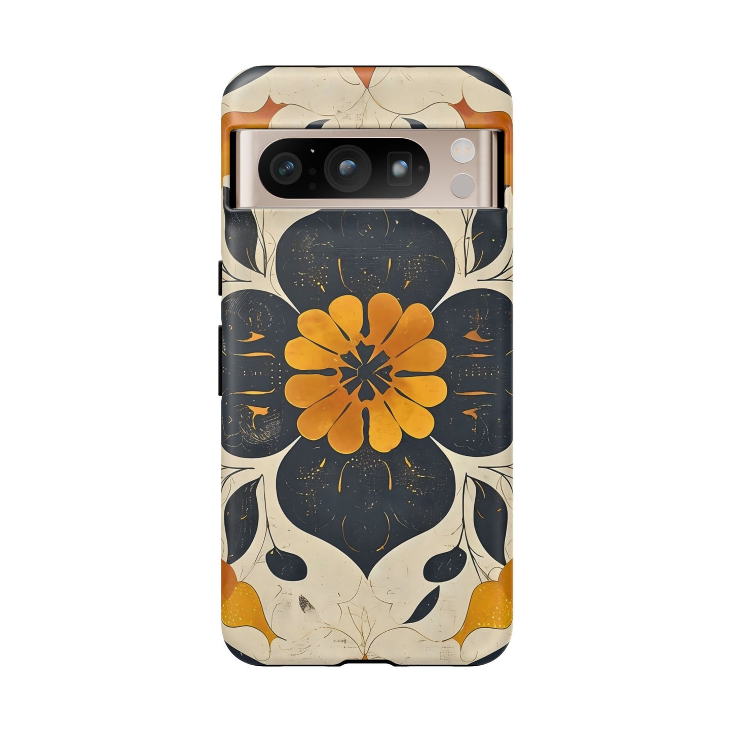 Floral Phone Case - Tough Cases, Botanical iPhone Cover, Vintage Flower Design, Durable Smartphone Protection, Unique Gift Idea