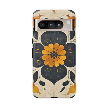 Floral Phone Case - Tough Cases, Botanical iPhone Cover, Vintage Flower Design, Durable Smartphone Protection, Unique Gift Idea