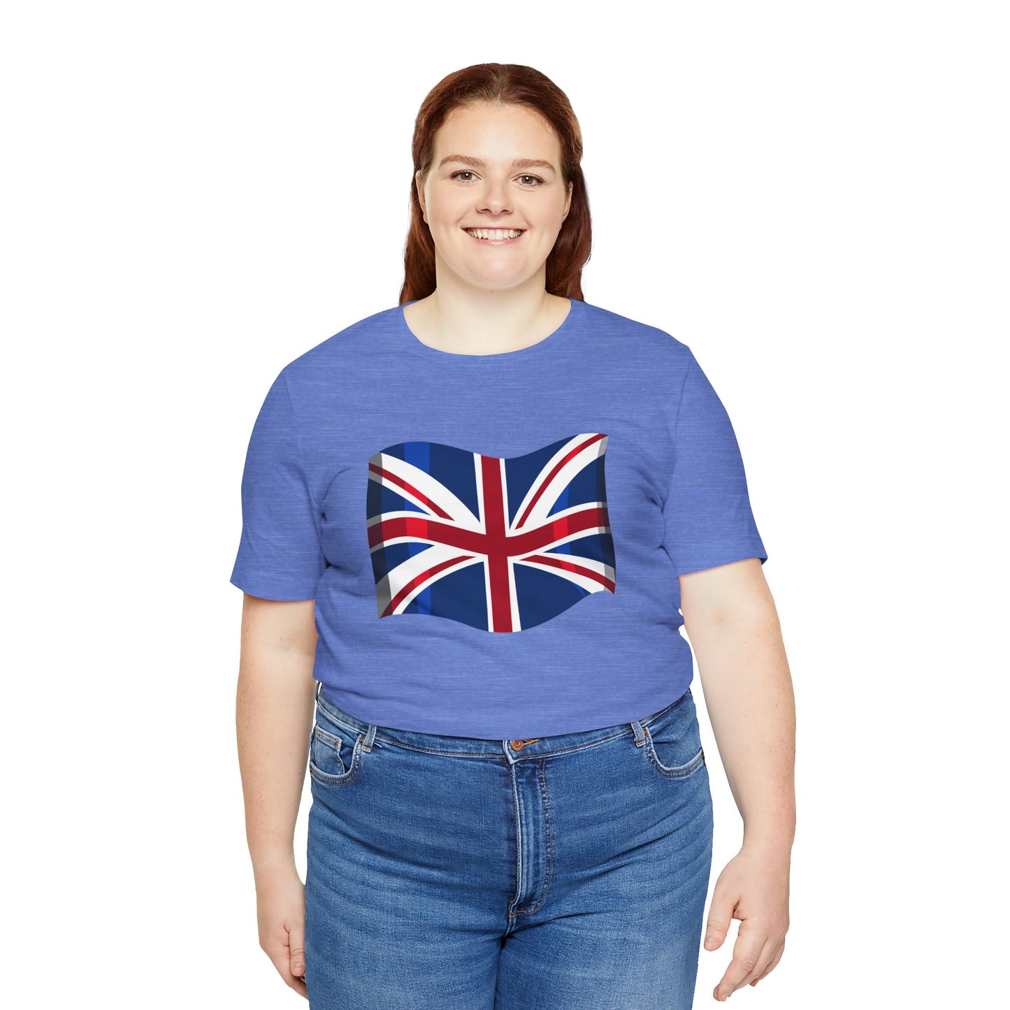 Unisex Jersey Short Sleeve Tee - Classic UK Flag Design - Union Jack Symbol