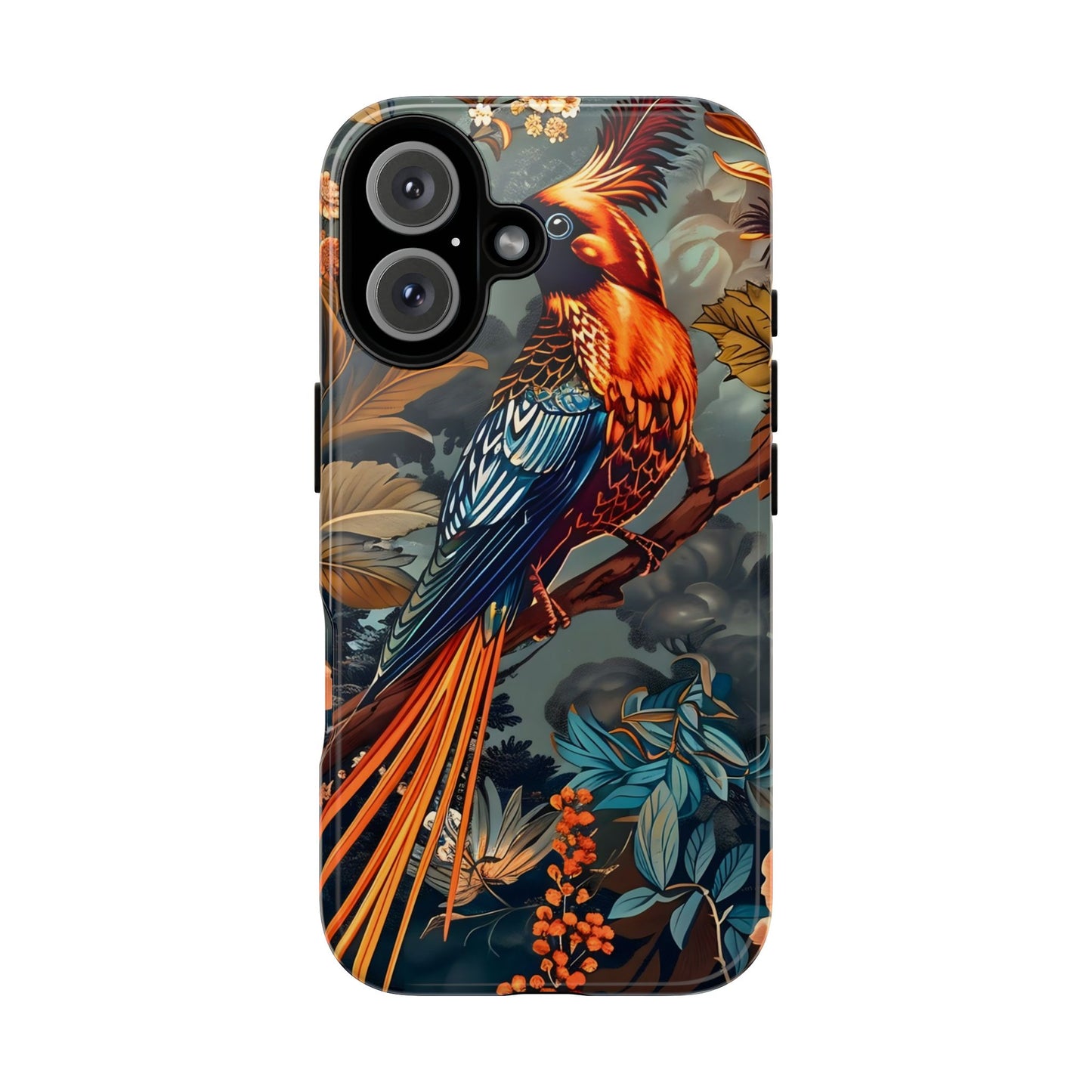 Tough Cases: Vibrant Bird Phone Case, Nature Lover Gift, Outdoor Adventure Accessory, Phone Protection, Wildlife Enthusiast