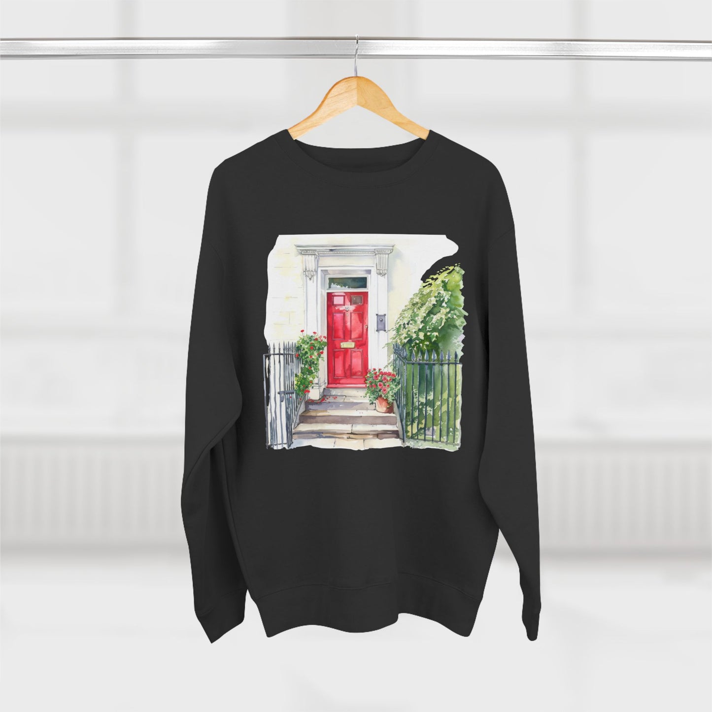 Unisex Crewneck Sweatshirt - Street London Aesthetics Urban Charm and Classic City Vibes