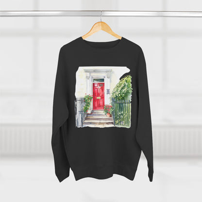 Unisex Crewneck Sweatshirt - Street London Aesthetics Urban Charm and Classic City Vibes