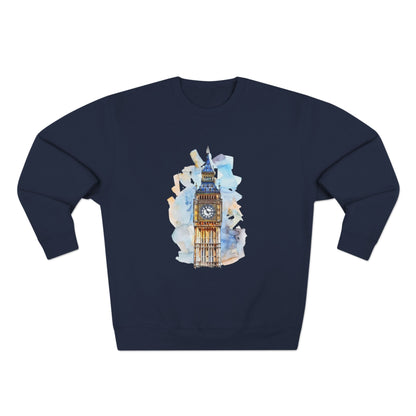 Unisex Crewneck Sweatshirt - Iconic Big Ben Clock Tower