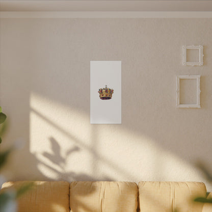 Crown Art Print, Royal Wall Decor, Matched for Home or Office, Gift for Art Lovers, Unique Royalty Artwork