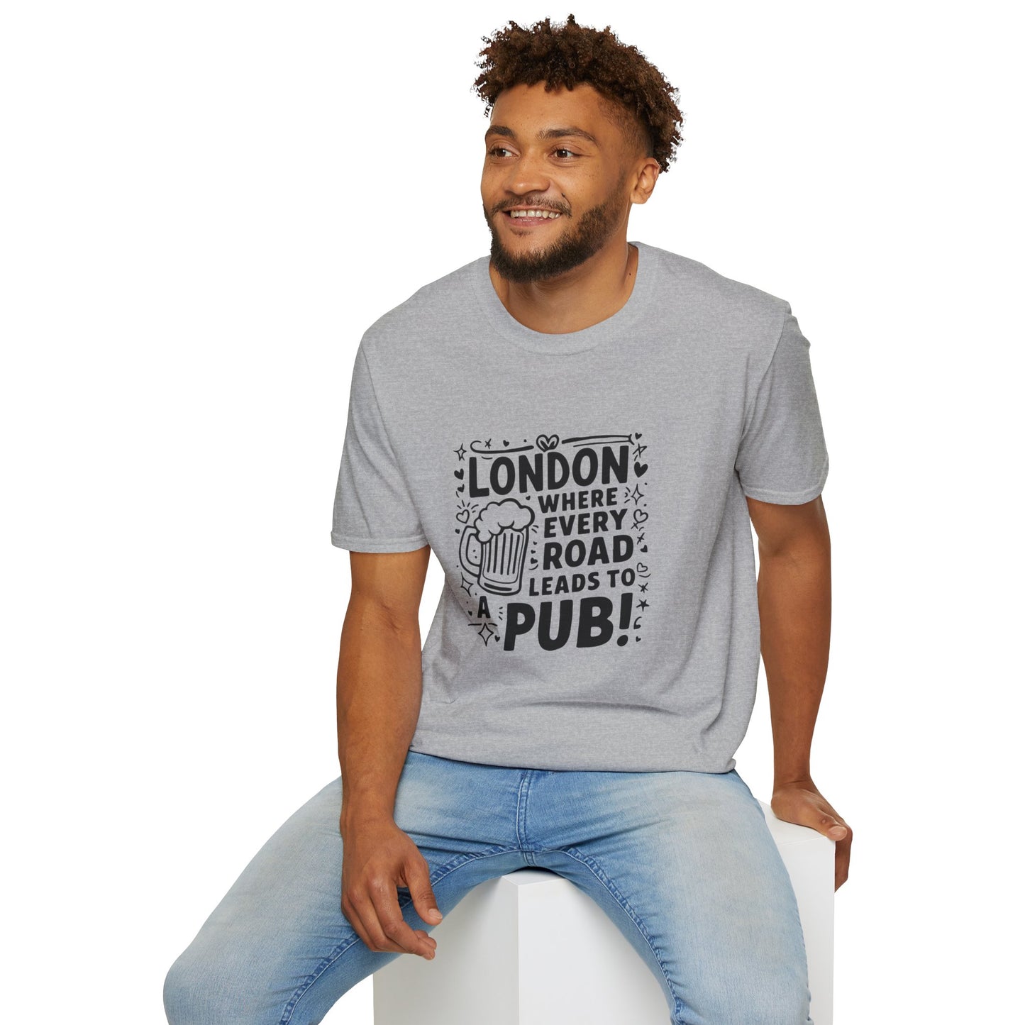 London's Pub Classy Unisex Softstyle T-Shirt