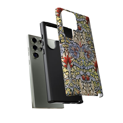 Stylish Phone Case - Floral Design, Tough Cases, Gift for Her, Phone Accessories, Trendy Tech, Unique Cell Phone Cover