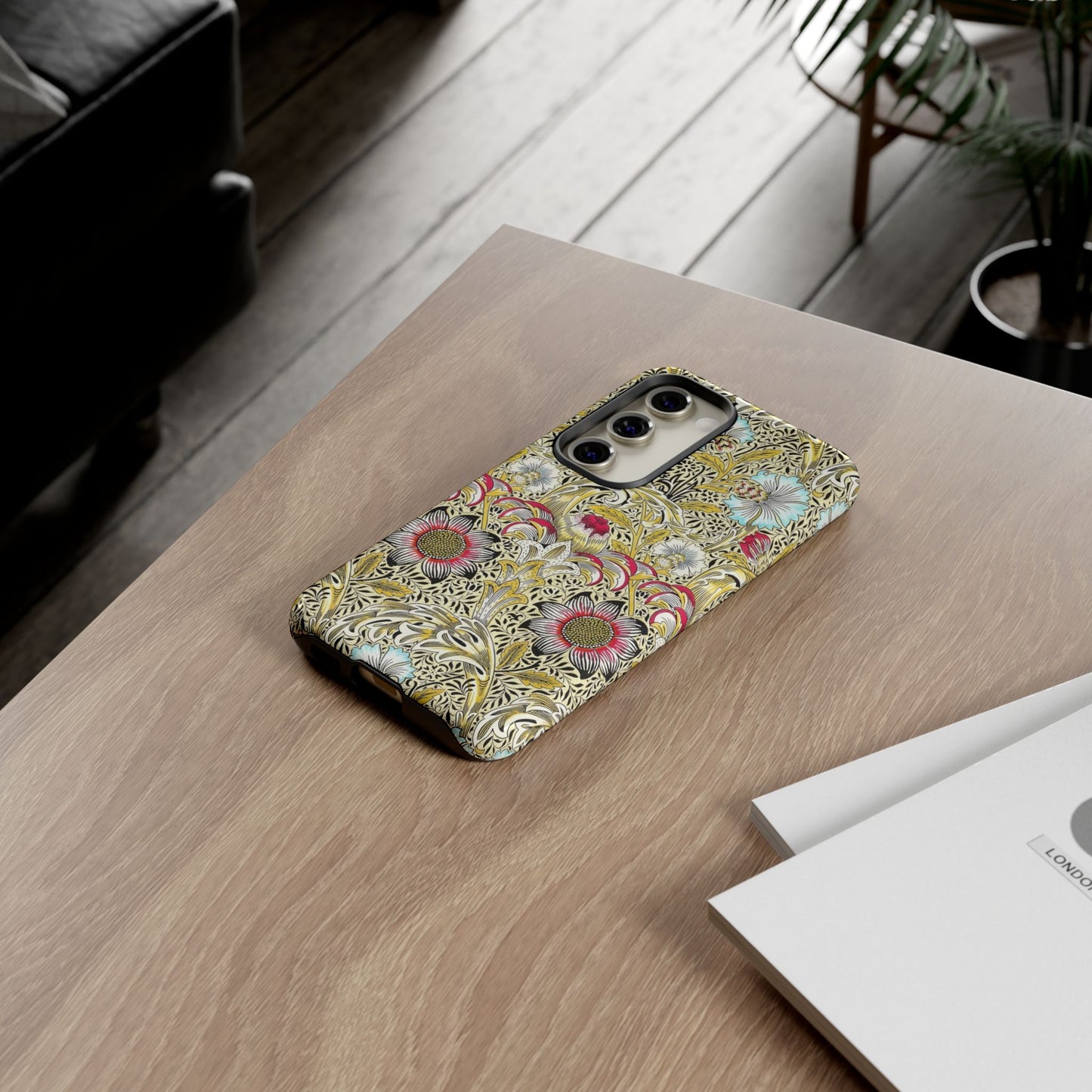 Floral Phone Case - Tough Cases, Floral Design, Stylish, Protective, Unique Gift for Her, Phone Accessories