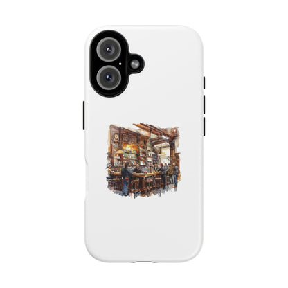 Artistic Phone Case - Cozy Pub Design
