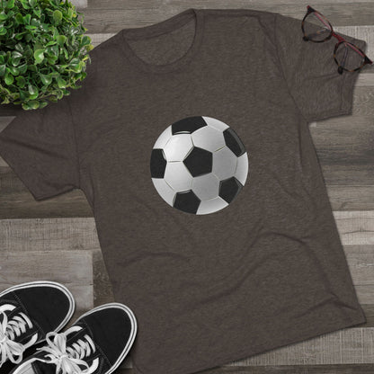 Dynamic Football Design - Sports Passion and Energy Unisex Tri-Blend Crew Tee