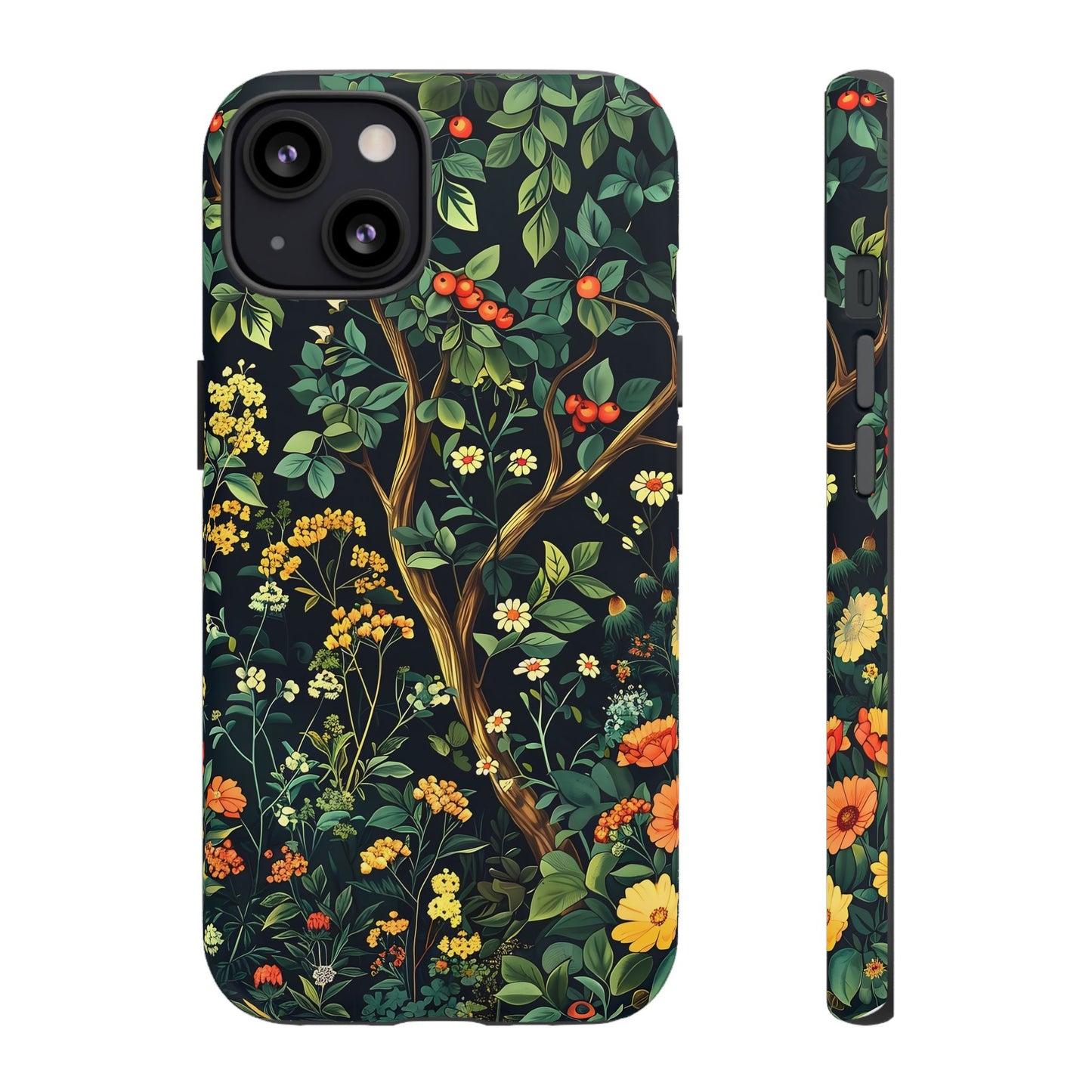 Floral Phone Case - Tough Cases, Colorful Nature Design, Gift for Flower Lovers, Phone Accessory, Unique Cell Phone Cover