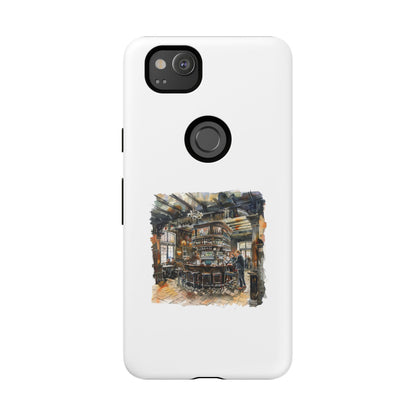 Stylish Tough Case for Phone - Cozy Cafe Artwork Design