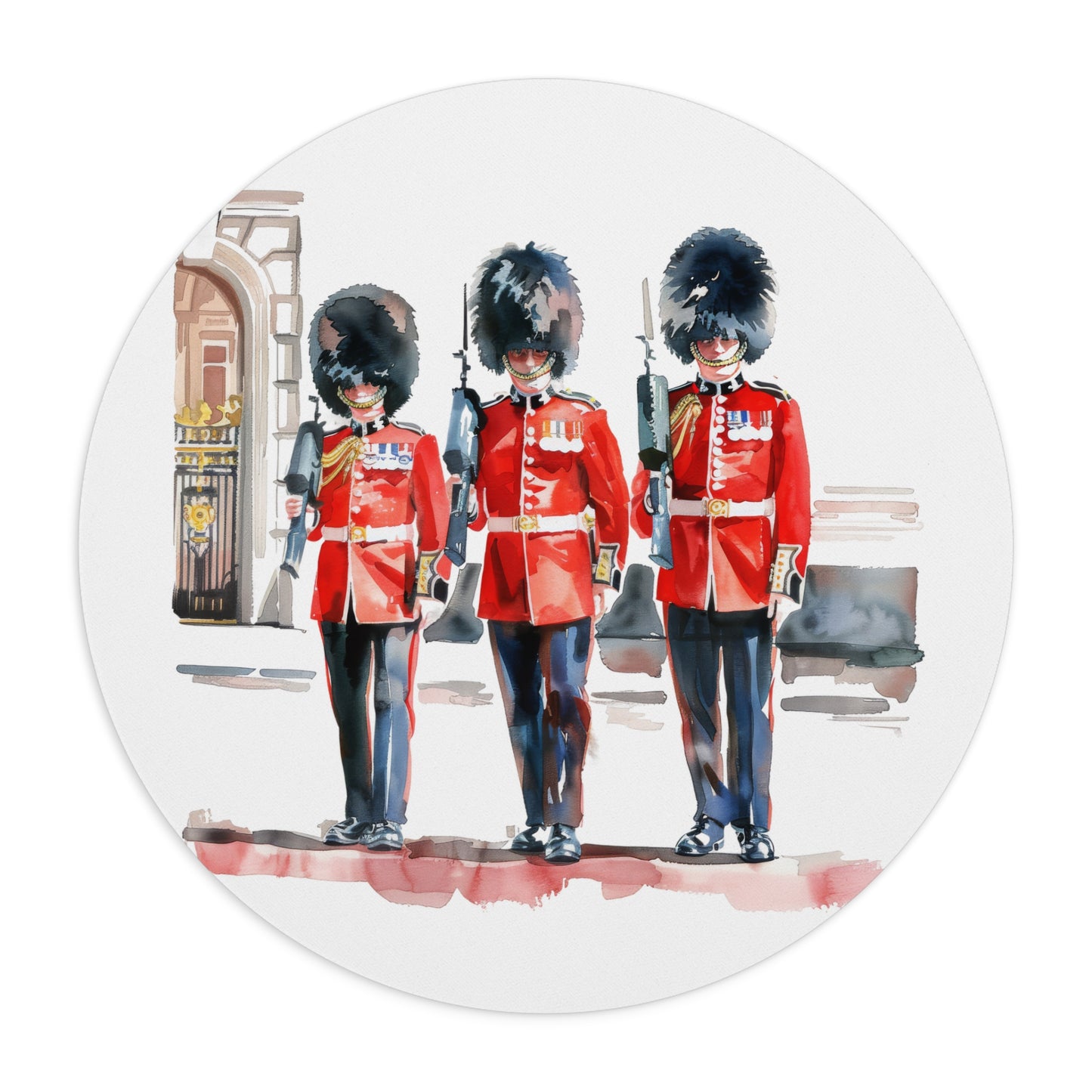 British Guardsmen Mouse Pad, Desktop Decor, Office Gift, Gamer Accessory, Unique Gift for England Lovers, Teacher Supplies