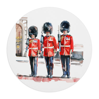 British Guardsmen Mouse Pad, Desktop Decor, Office Gift, Gamer Accessory, Unique Gift for England Lovers, Teacher Supplies