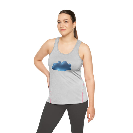 Women's Racerback Sports Top - Perfect for Fitness and Everyday Wear - Cloudy Dreams