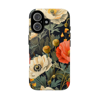 Floral Phone Case - Tough Cases with Vibrant Garden Design, Phone Accessory, Gift for Her, Spring Style, Nature Lover