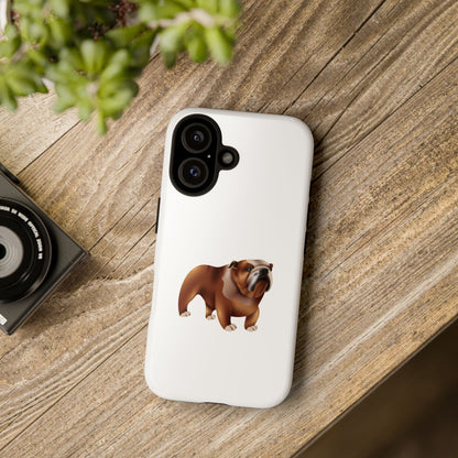 Bulldog Phone Case, Tough Cases for Dog Lovers, Custom Pet Accessories, Cute Bulldog Gifts, Animal Phone Covers
