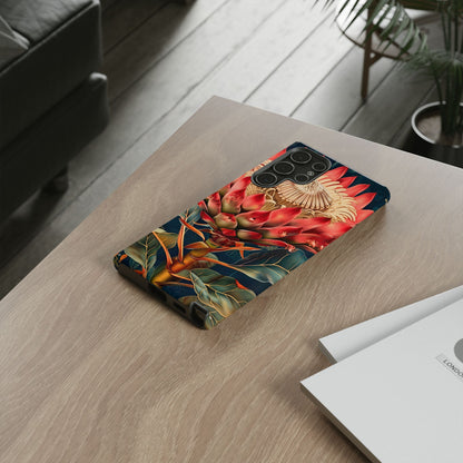 Tough Cases: Vibrant Floral Phone Case, Tough Phone Covers, Floral Art Cases, Nature Design Accessories, Gift for Nature Lovers