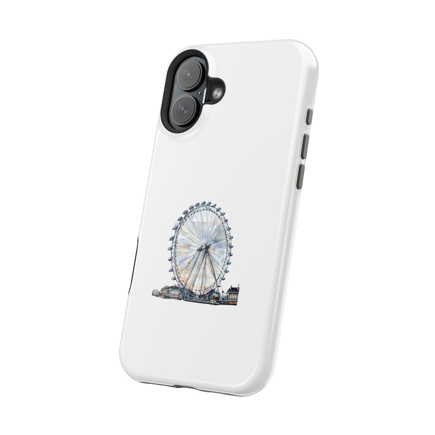 Stylish Magnetic Phone Cases with London Eye Design, Custom Phone Covers, Unique Gift for Travelers, Chic Electronic Accessories