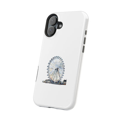 Stylish Magnetic Phone Cases with London Eye Design, Custom Phone Covers, Unique Gift for Travelers, Chic Electronic Accessories