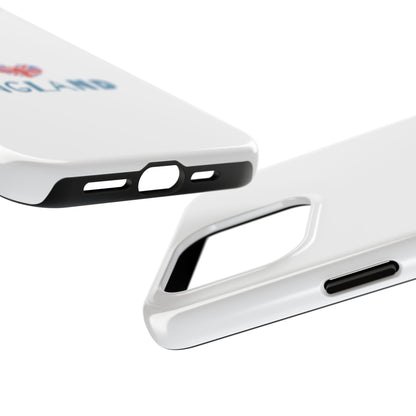 I Love England Tough Phone Cases | Travel Gifts, British Pride Accessories, Unique Phone Covers, Cute Holiday Gift, England Souvenirs