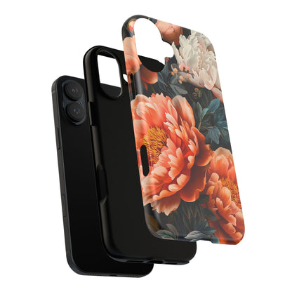 Floral Phone Case - Tough Cases, Durable Cover, Flower Design, Unique Gift, Phone Accessories