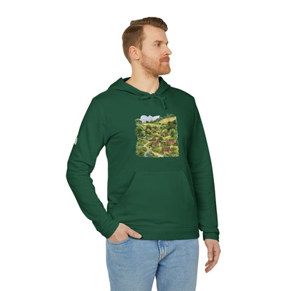 adidas Unisex Fleece Hoodie - Nature’s Palette - Scenic Britain