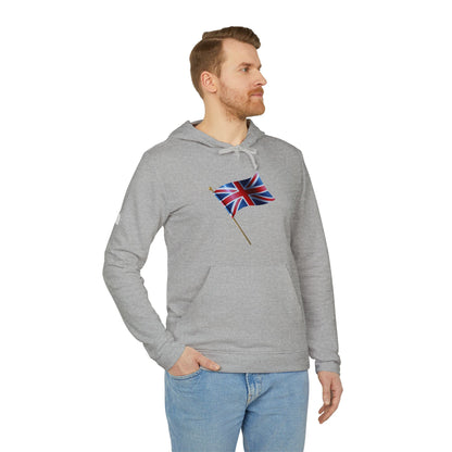 adidas Unisex Fleece Hoodie - Love in Red, White, and Blue - England Edition