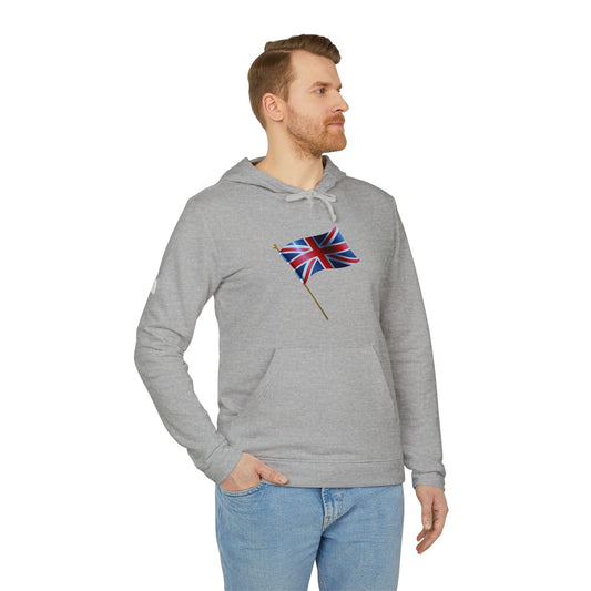 adidas Unisex Fleece Hoodie - Love in Red, White, and Blue - England Edition
