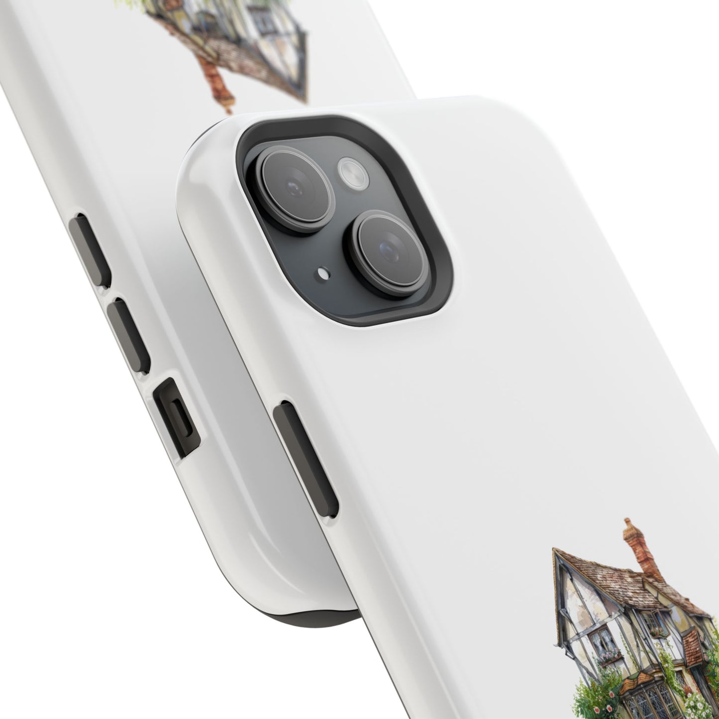 Magnetic Phone Cases, Whimsical Cottage Design, Unique Gift, Phone Accessory, Artful Cases for Nature Lovers, Customized Options