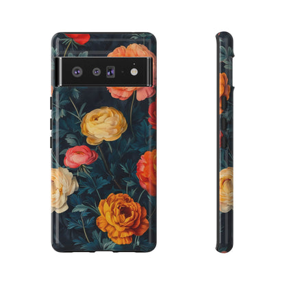 Floral Phone Case, Tough Cases for Phone Protection, Gift for Flower Lovers, Floral Designs, Spring Decor