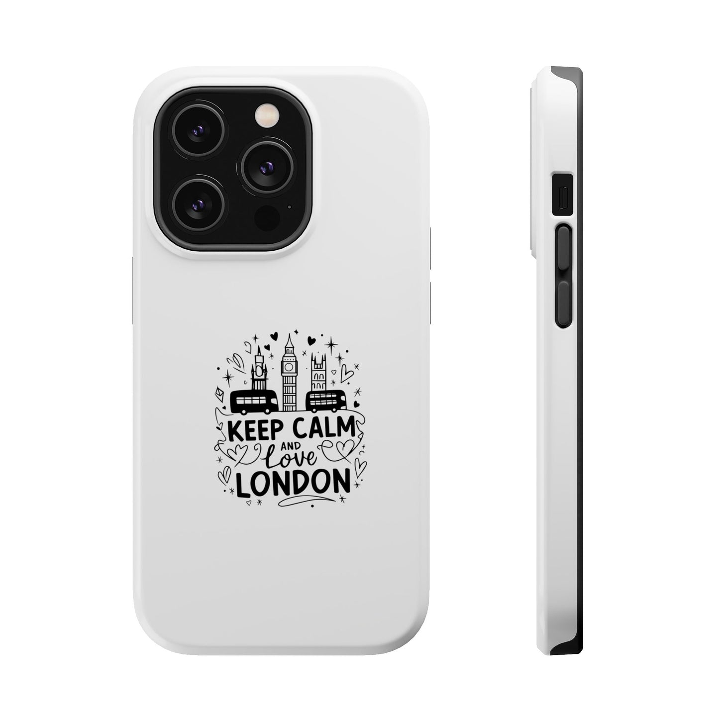 Keep Calm and Love London Magnetic Phone Case